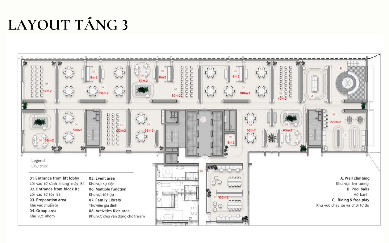 MB LAYOUT TẦNG 3