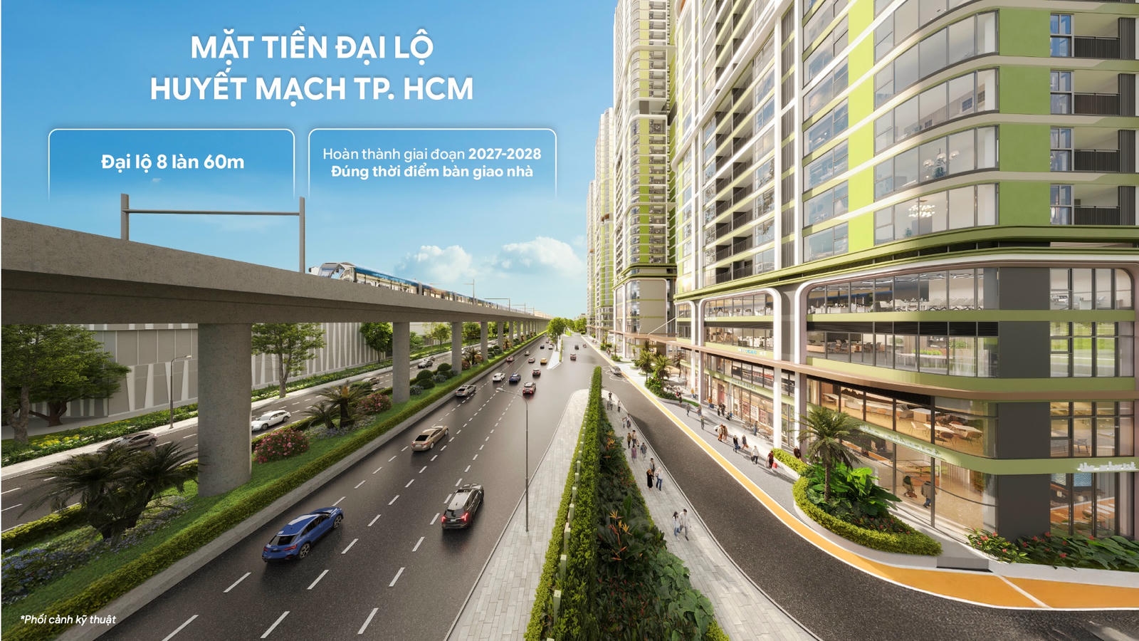 Lusso Saigon mặt tiền đại lộ huyến mạnh TP.HCM