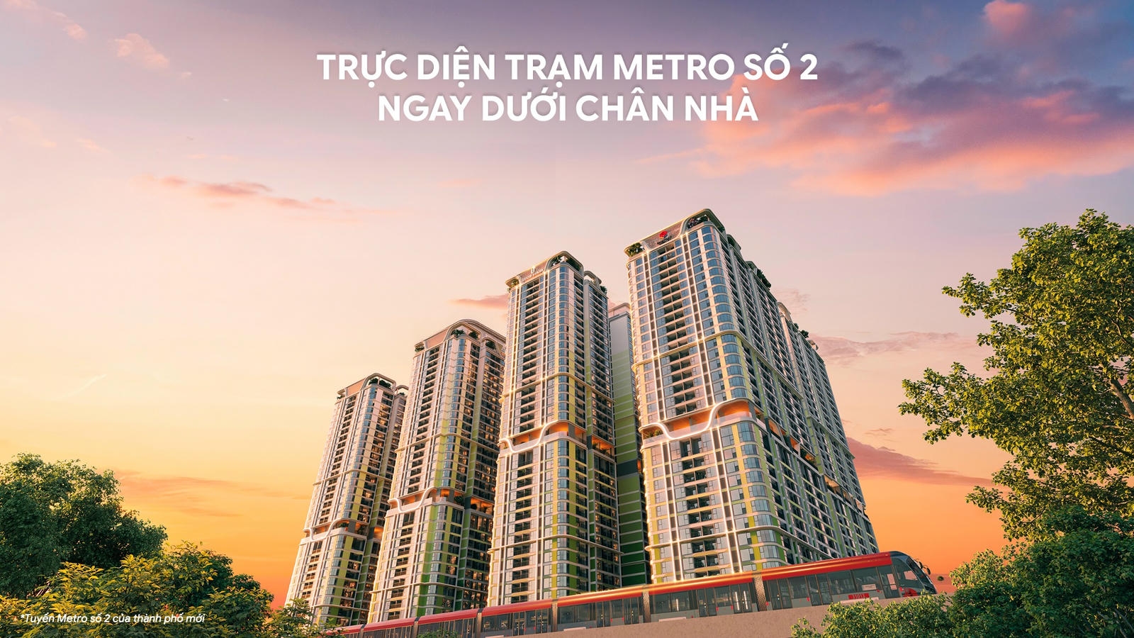 Lusso Saigon Ga Metro ngay trước nhà