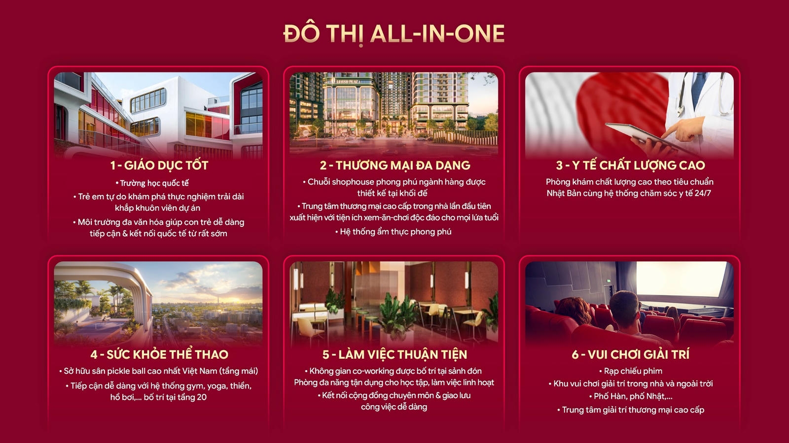 Lusso saigon tiện ích All In One