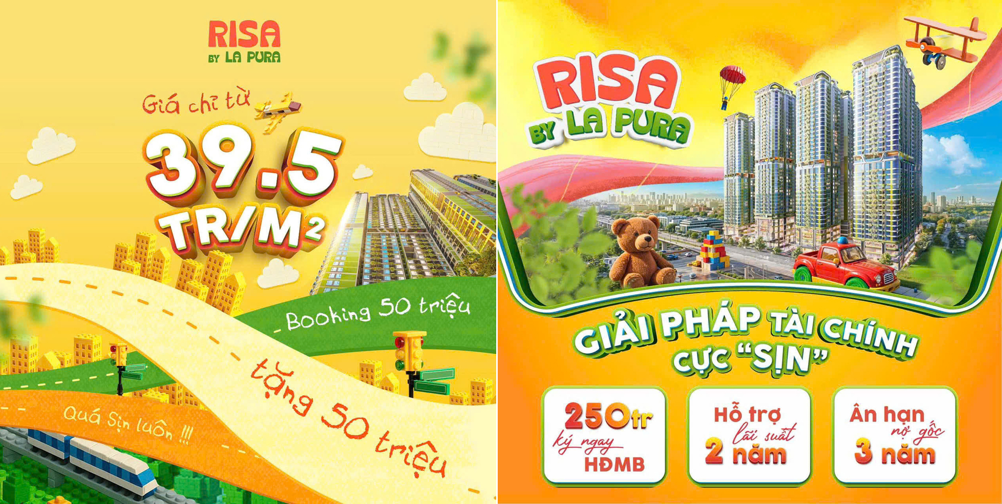 39,5 TRIỆU/M2 GIÁ BÁN RISA LA PURA