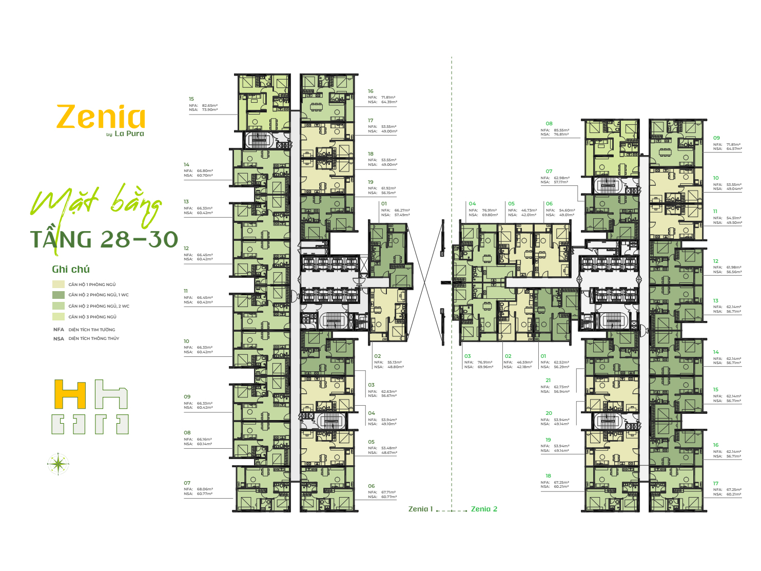 Zenia Tầng 28-30