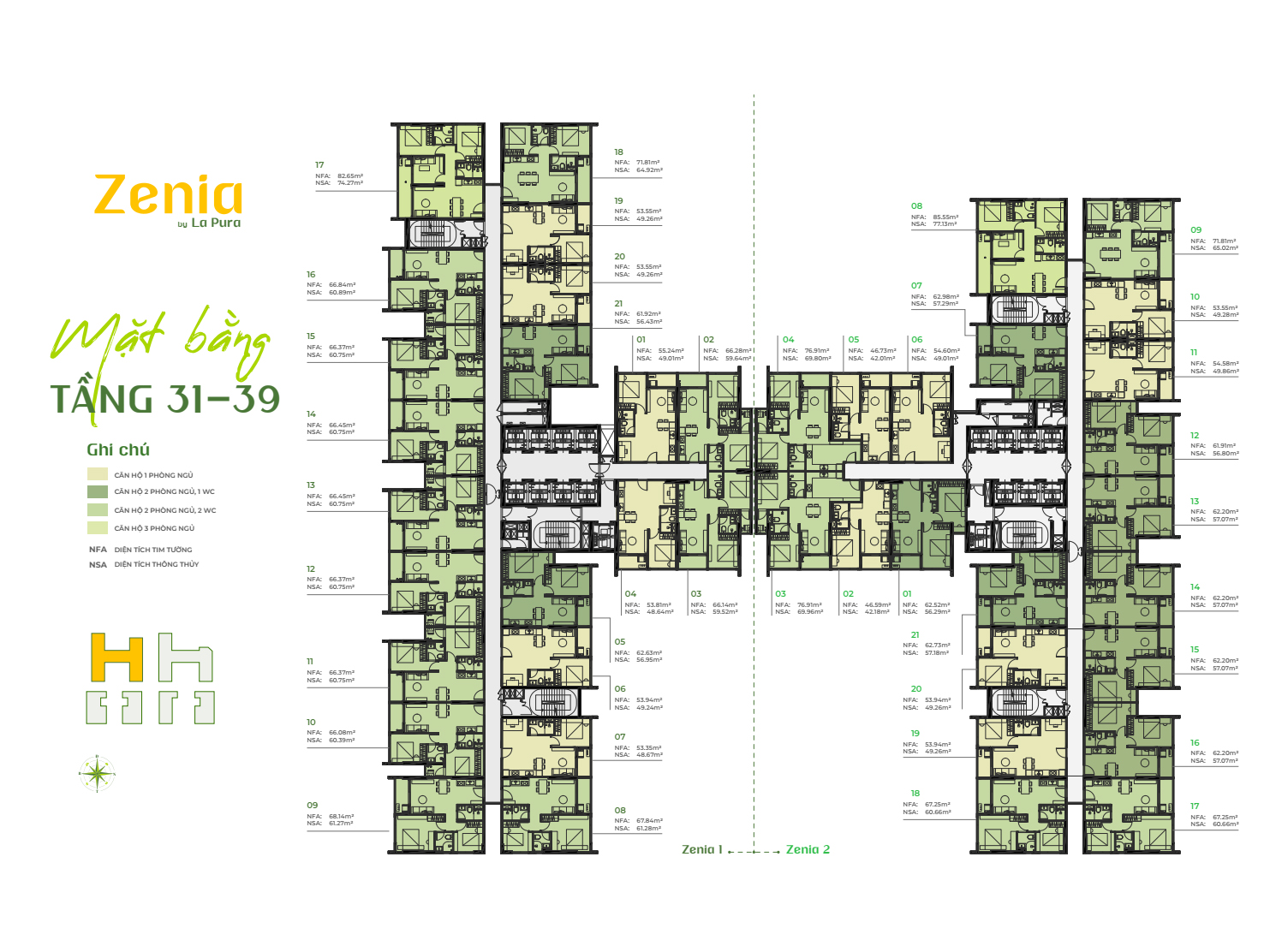 Zenia tầng 31-29