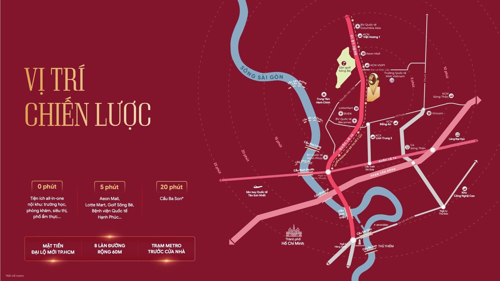 VỊ TRÍ CHIẾN LƯỢC LUSSO SAIGON